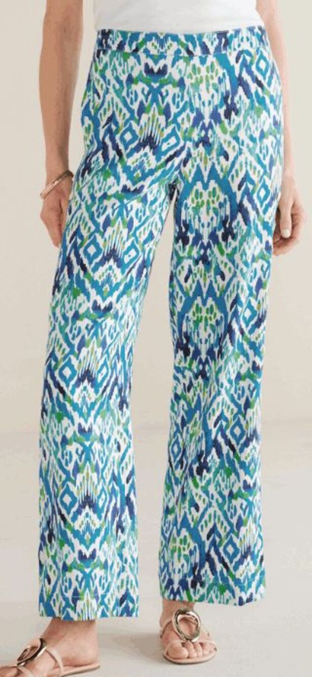 Soft Surrounding Sonoma Linen Blend Wide Leg Pants Size Small NWT C